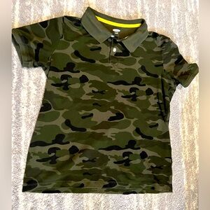 Boys Old Navy Camo Polo Shirt